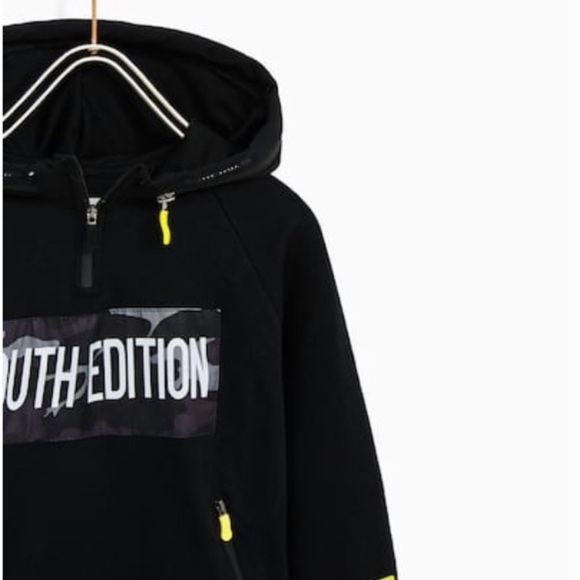 Zara Hooded Plush Youth Edition Sweatshirt - Picture 4 of 13